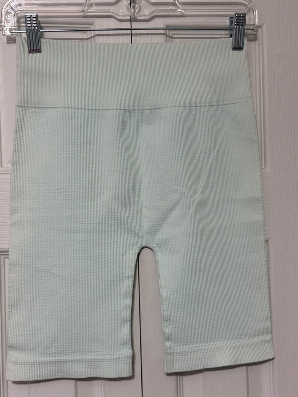 Nikibiki Mint Ribbed Bike Shorts